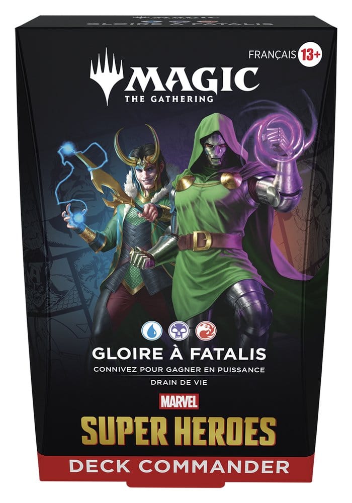 Magic the Gathering Marvel Super Heroes Commander Decks Caja (4) francés