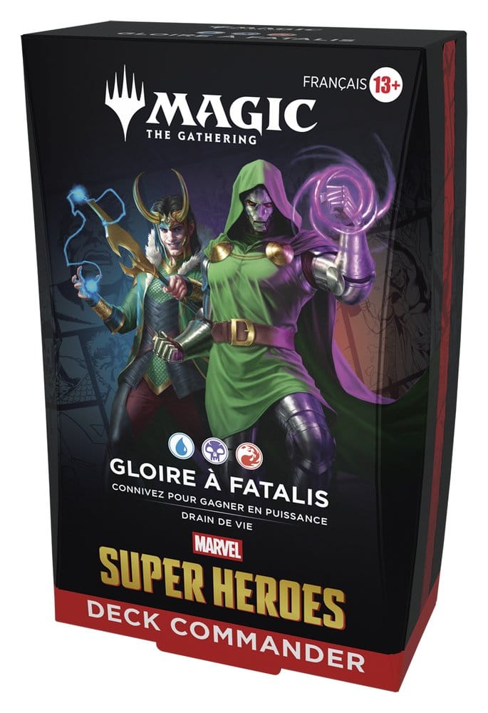 Magic the Gathering Marvel Super Heroes Commander Decks Caja (4) francés