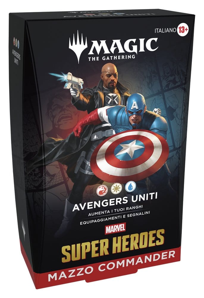 Magic the Gathering Marvel Super Heroes Commander Decks Caja (4) italiano