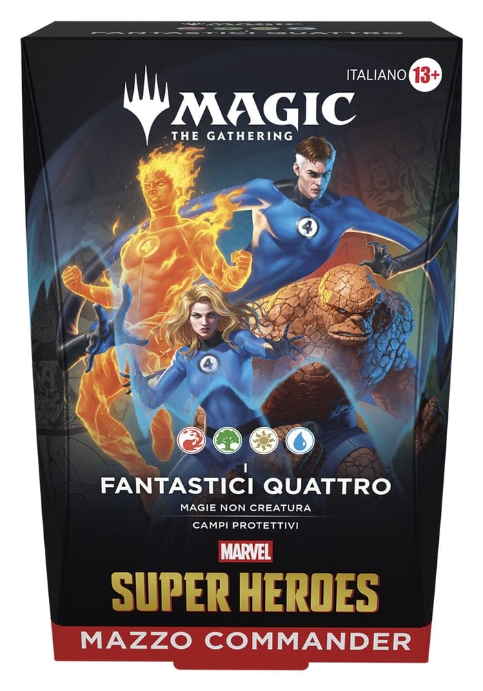 Magic the Gathering Marvel Super Heroes Commander Decks Caja (4) italiano