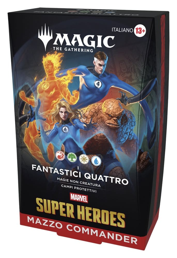 Magic the Gathering Marvel Super Heroes Commander Decks Caja (4) italiano