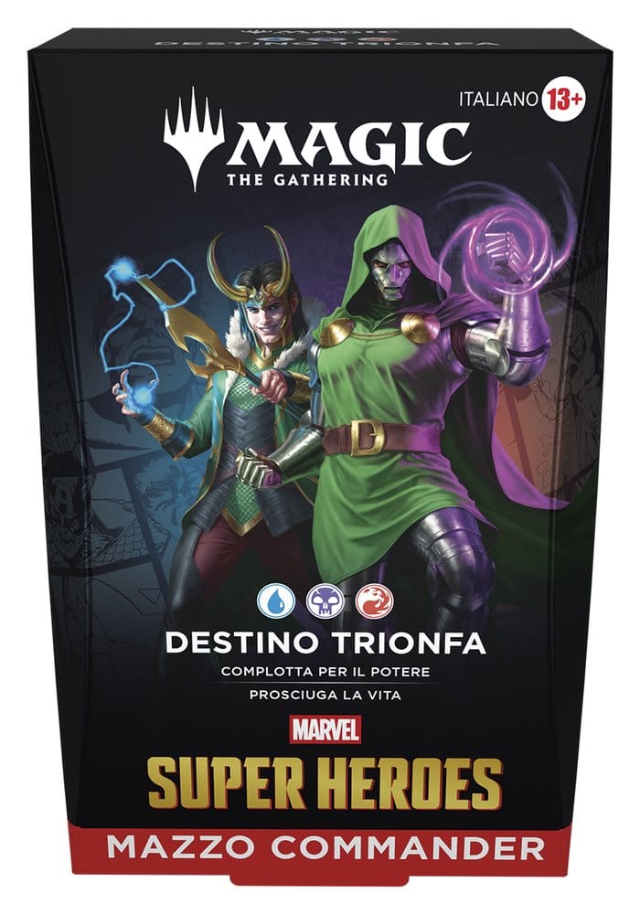 Magic the Gathering Marvel Super Heroes Commander Decks Caja (4) italiano