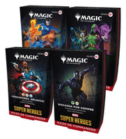 Magic the Gathering Marvel Super Heroes Commander Decks Caja (4) castellano