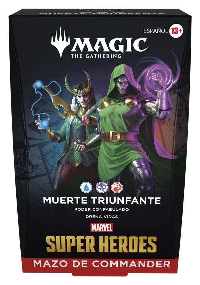 Magic the Gathering Marvel Super Heroes Commander Decks Caja (4) castellano