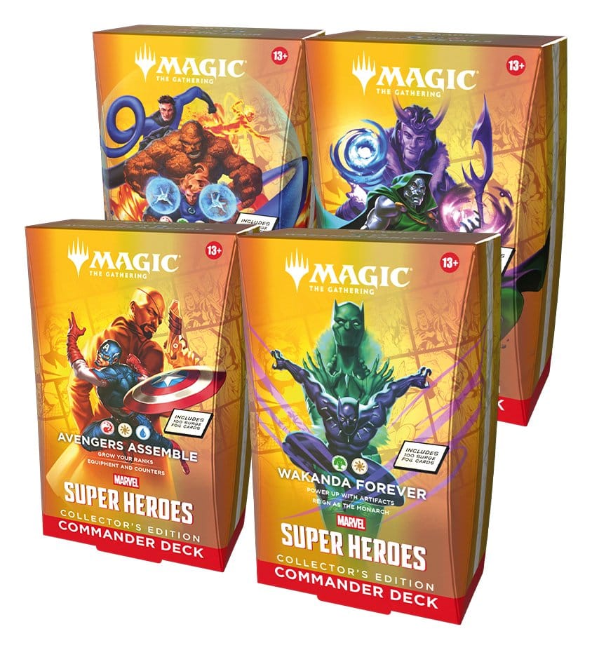 Magic the Gathering Marvel Super Heroes Collector's Edition Commander Decks Caja (4) inglés Frikytopia