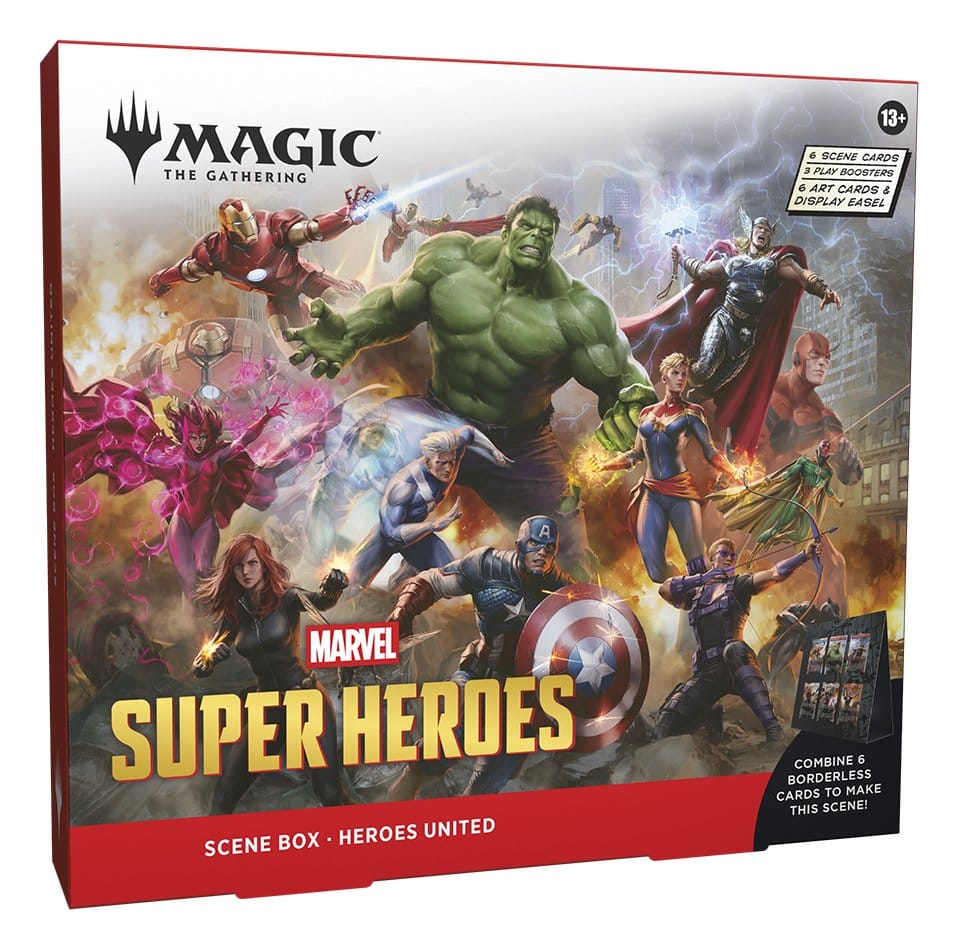 Magic the Gathering Marvel Super Heroes Cajas de escena (4) inglés