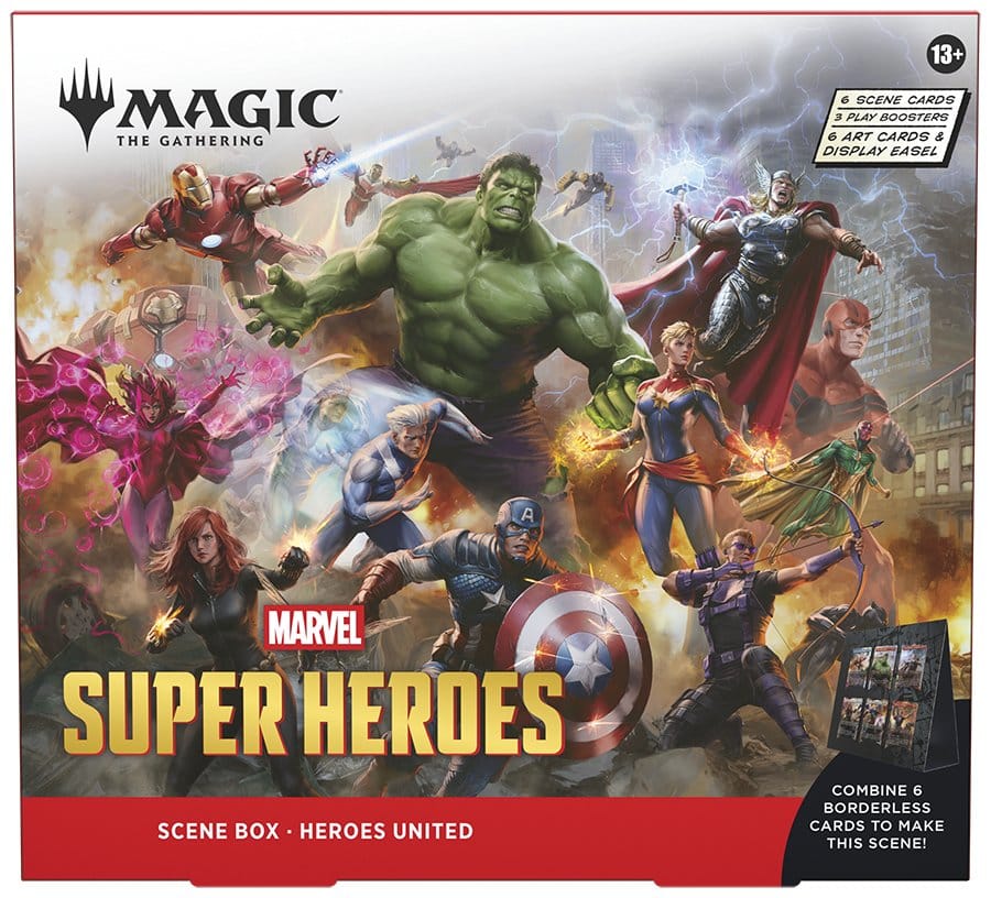 Magic the Gathering Marvel Super Heroes Cajas de escena (4) inglés