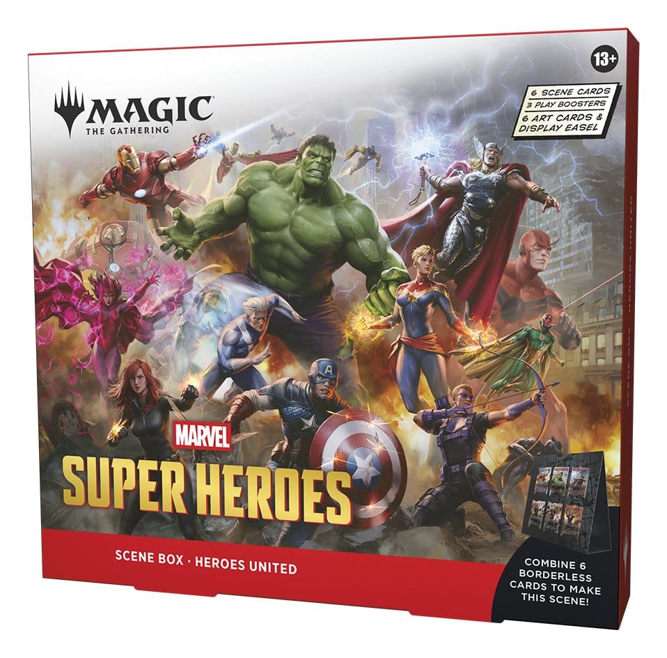 Magic the Gathering Marvel Super Heroes Cajas de escena (4) inglés