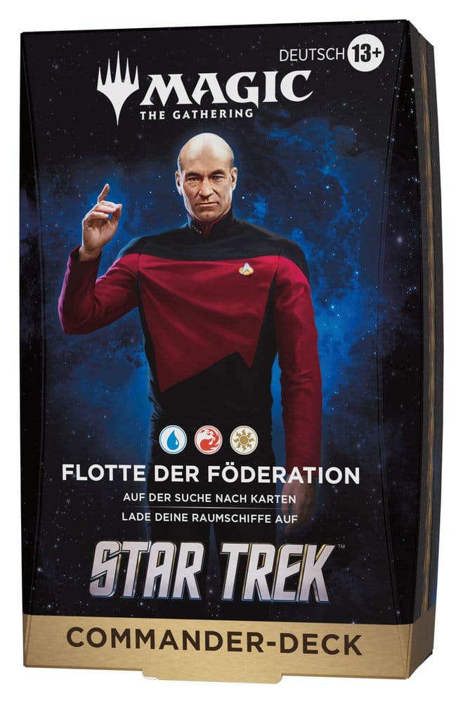 Magic the Gathering Star Trek Mazos de Commander Caja (4) alemán