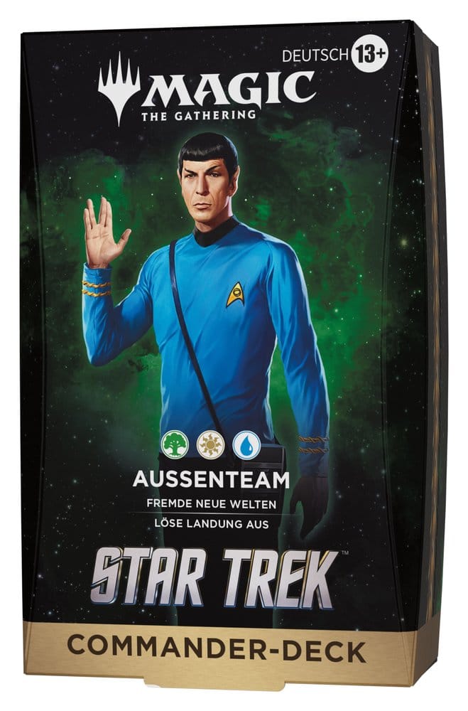 Magic the Gathering Star Trek Mazos de Commander Caja (4) alemán