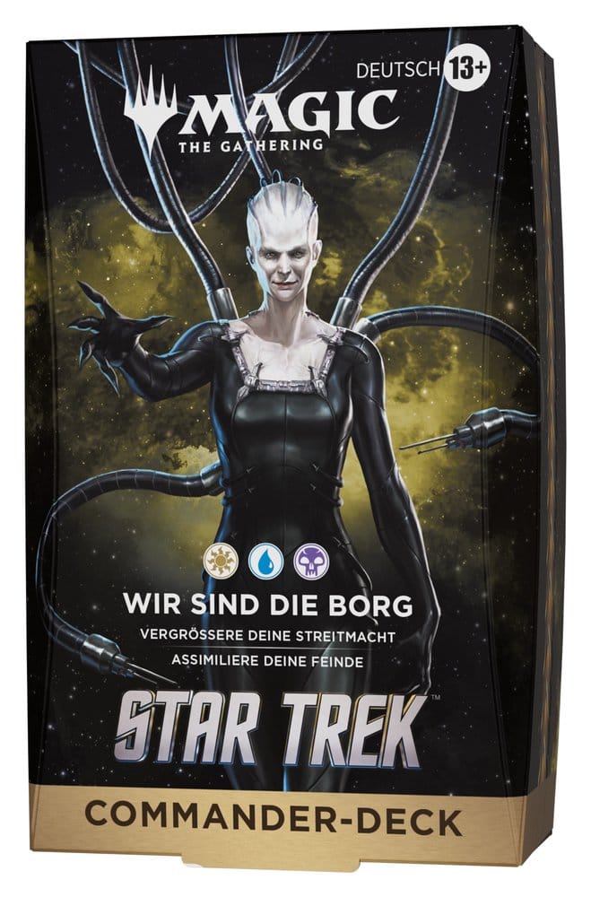 Magic the Gathering Star Trek Mazos de Commander Caja (4) alemán
