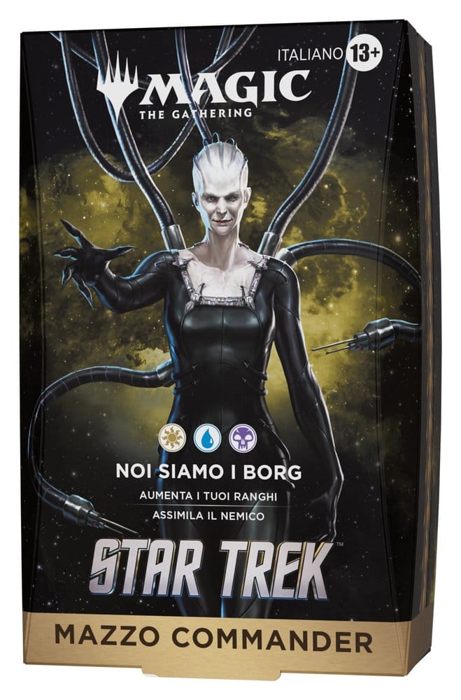 Magic the Gathering Star Trek Mazos de Commander Caja (4) italiano