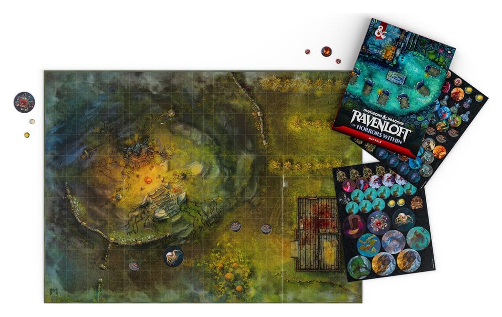 DUNGEONS & DRAGONS RAVENLOFT THE HORROR WITHIN MAP PACK ENGLISH ED