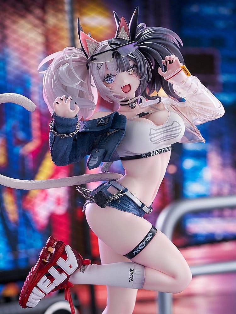 Original Character Figura 1/7 Melterna Girl: Metako Illustration by Neko Metal 23 cm