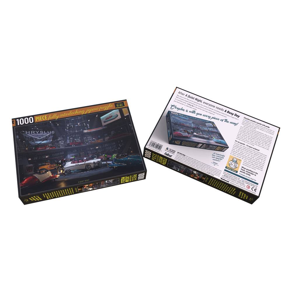 Fallout Chryslus Showroom Puzzle A Quiet Night (1000 piezas)