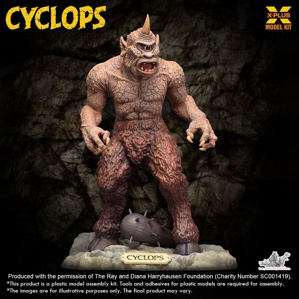Cyclops figura Plastic Model Kit 1/72 Renewal Package 23 cm Frikytopia