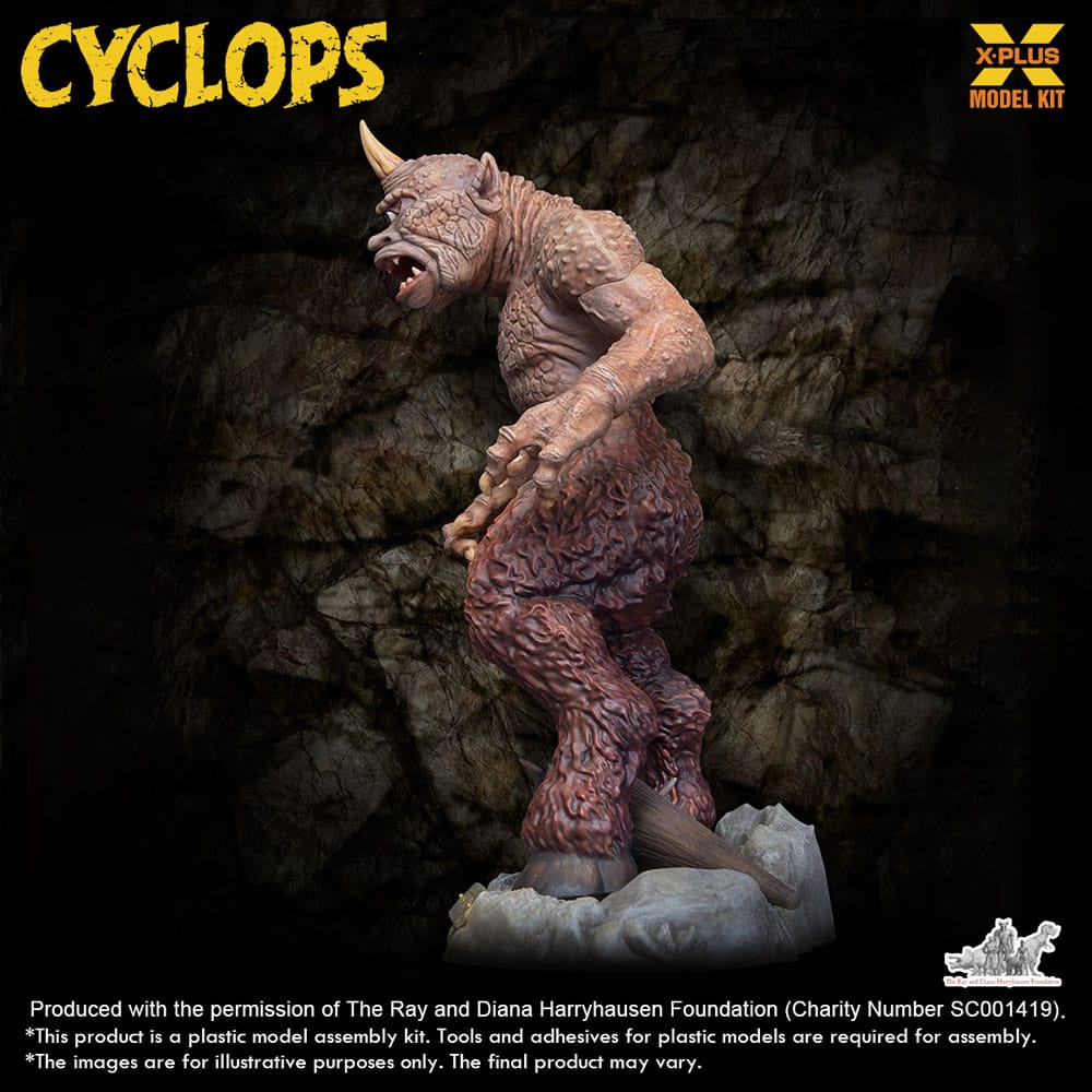 Cyclops figura Plastic Model Kit 1/72 Renewal Package 23 cm