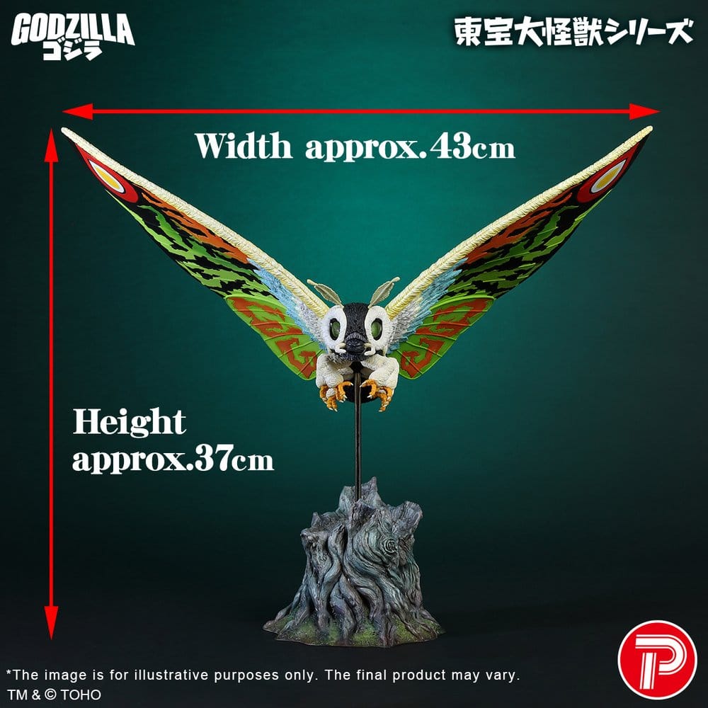 Toho Daikaiju Series Figura PVC Mothra Leo 37 cm