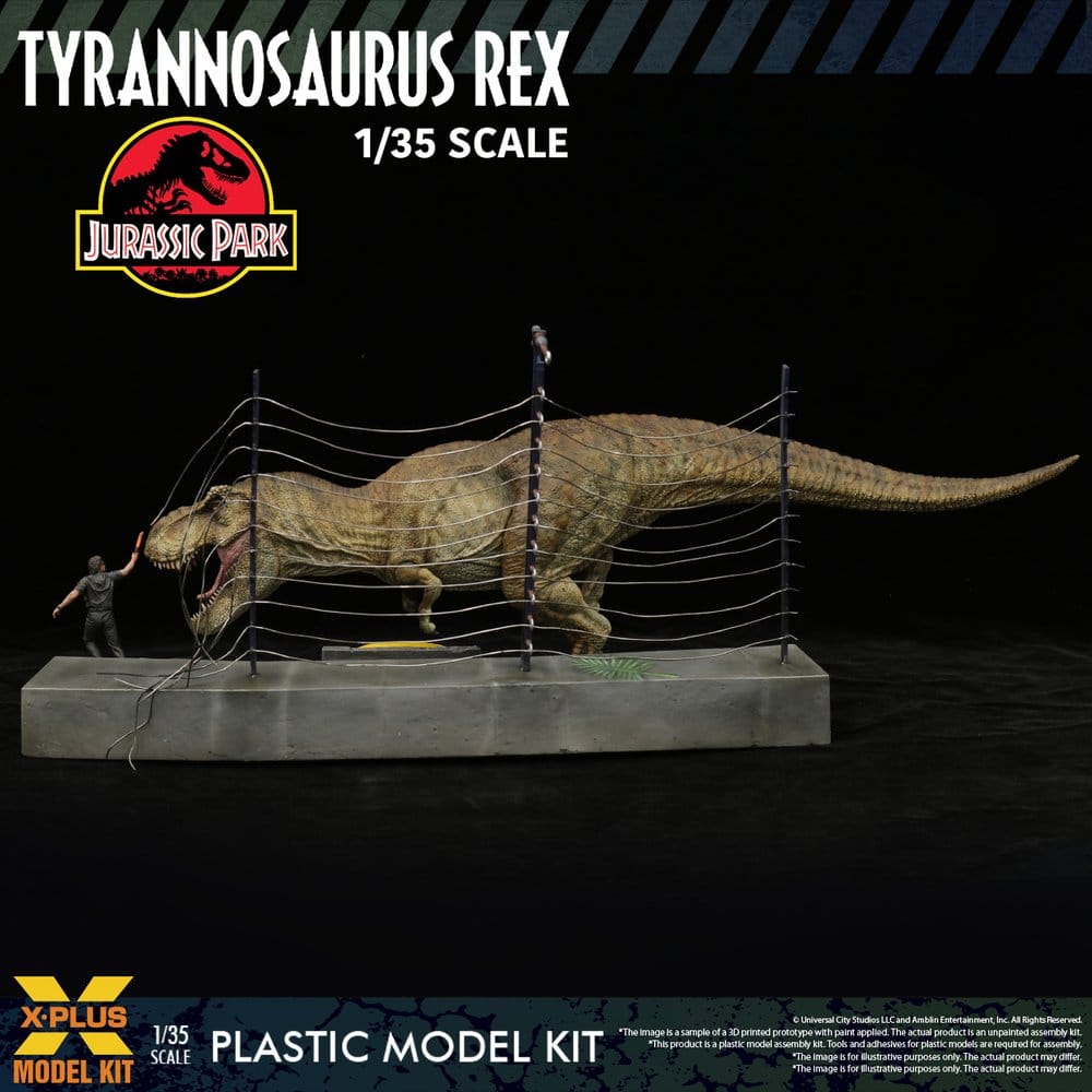 Jurassic Park Kit de Modelo de Plástico Escala 1/35 Tyrannosaurus Rex