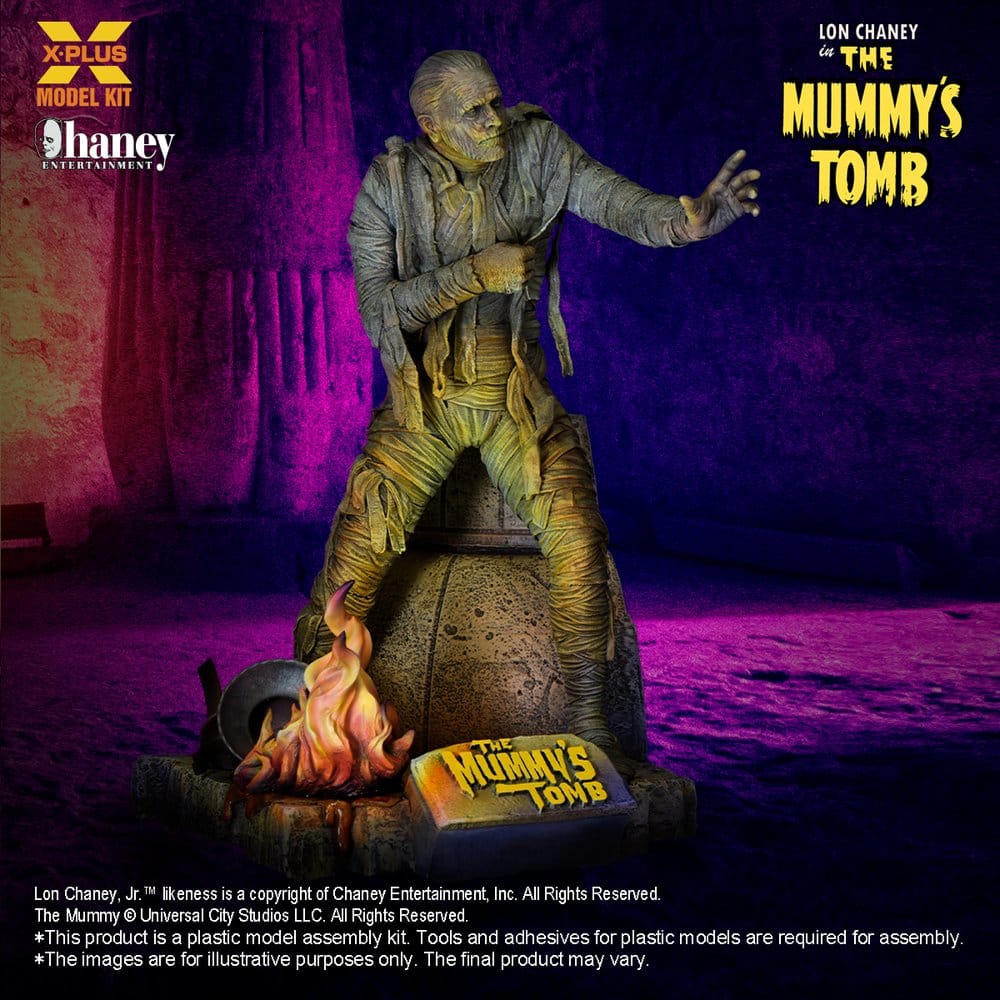 Universal Monsters Maqueta Plastic Model Kit 1/8 Lon Chaney, Jr. as Mummy (Repro) 23 cm