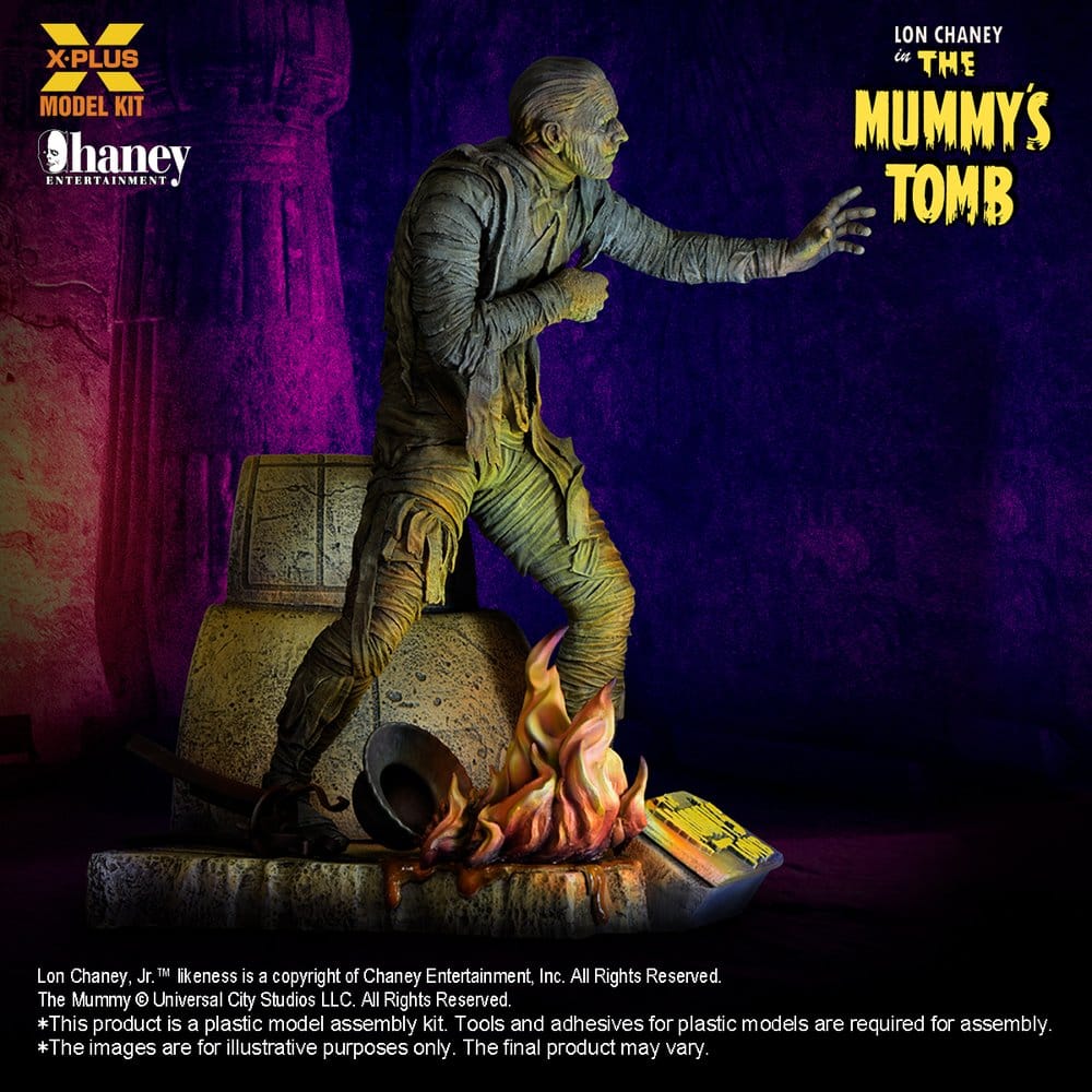 Universal Monsters Maqueta Plastic Model Kit 1/8 Lon Chaney, Jr. as Mummy (Repro) 23 cm