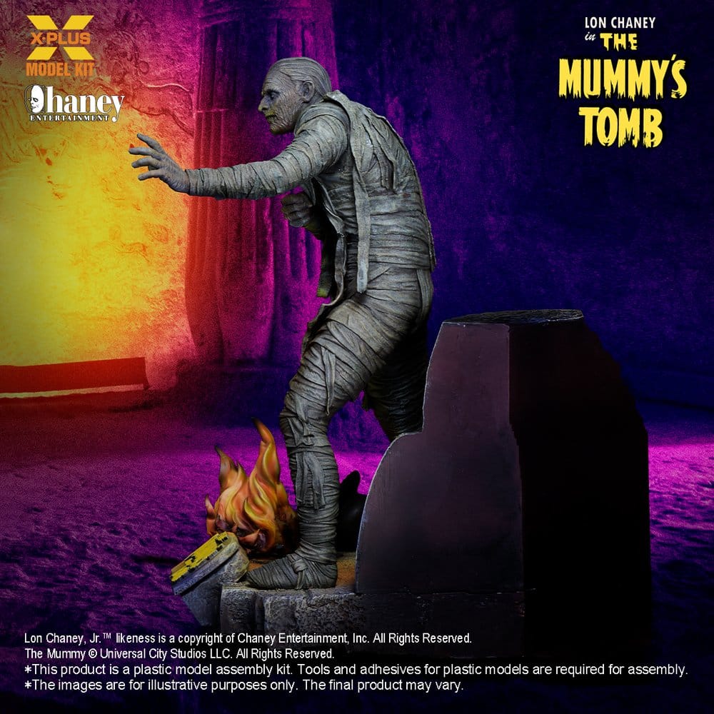 Universal Monsters Maqueta Plastic Model Kit 1/8 Lon Chaney, Jr. as Mummy (Repro) 23 cm