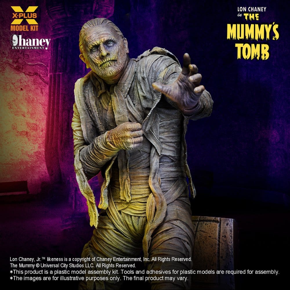 Universal Monsters Maqueta Plastic Model Kit 1/8 Lon Chaney, Jr. as Mummy (Repro) 23 cm