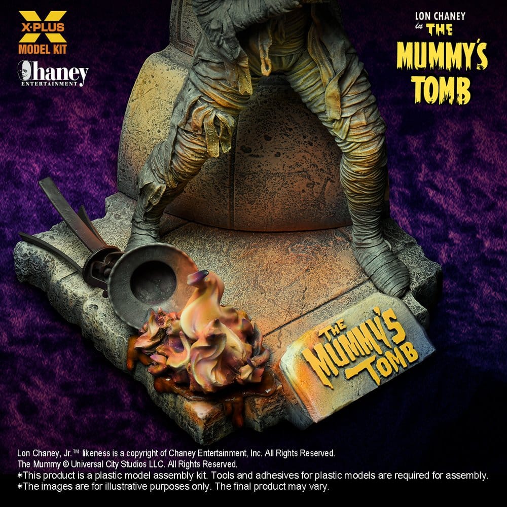 Universal Monsters Maqueta Plastic Model Kit 1/8 Lon Chaney, Jr. as Mummy (Repro) 23 cm