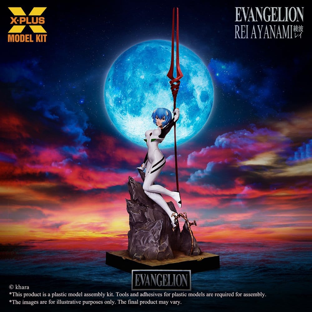 Evangelion Maqueta Plastic Model Kit 1/8 Rei Ayanami 20 cm (Reproduction)