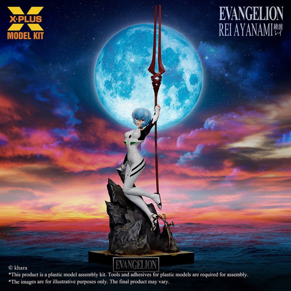 Evangelion Maqueta Plastic Model Kit 1/8 Rei Ayanami 20 cm (Reproduction)