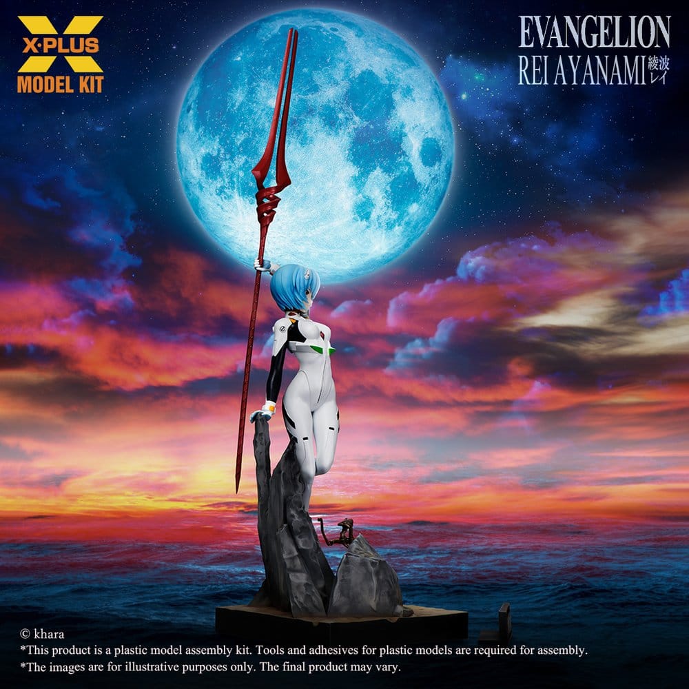 Evangelion Maqueta Plastic Model Kit 1/8 Rei Ayanami 20 cm (Reproduction)