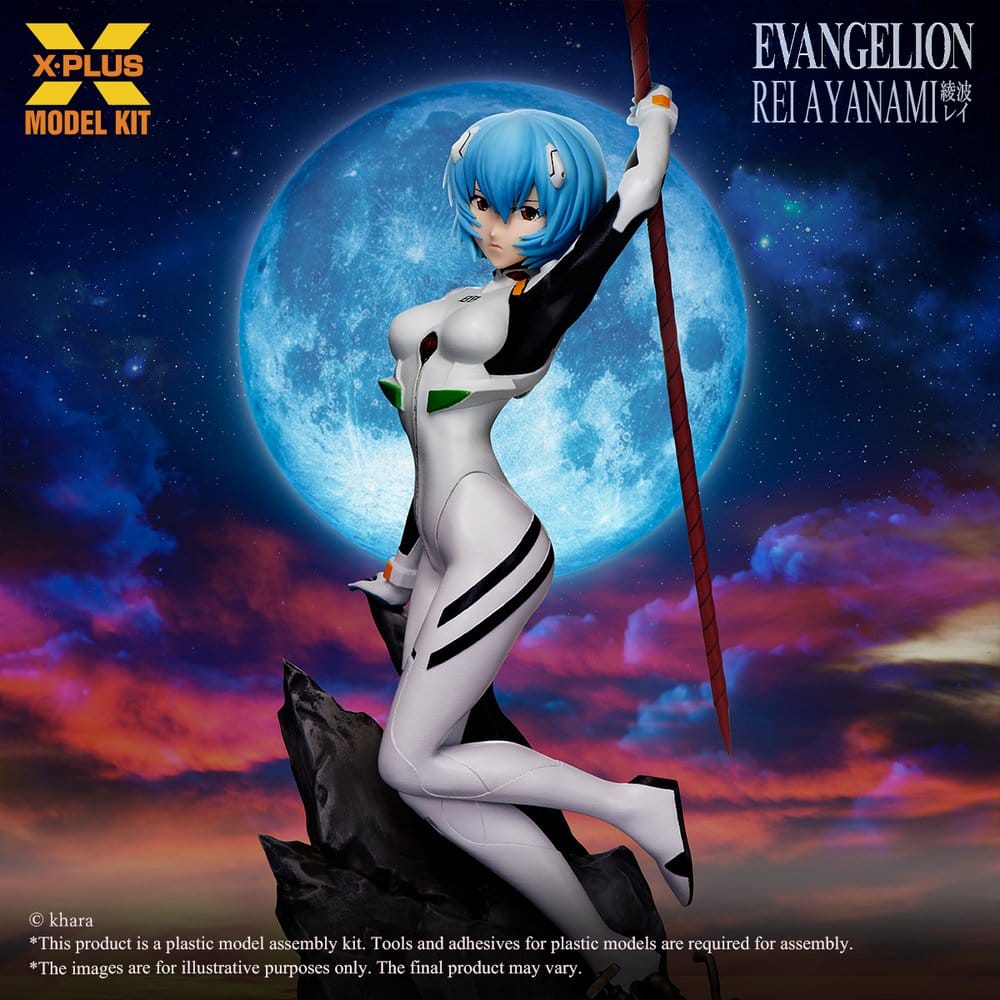 Evangelion Maqueta Plastic Model Kit 1/8 Rei Ayanami 20 cm (Reproduction)