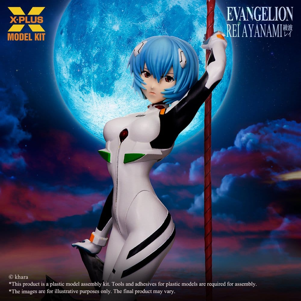 Evangelion Maqueta Plastic Model Kit 1/8 Rei Ayanami 20 cm (Reproduction)