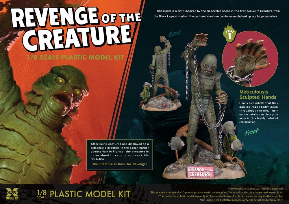 Revenge of the Creature Maqueta Plastic Model Kit 1/8 Revenge of the Creature 28 cm (Reproduction)