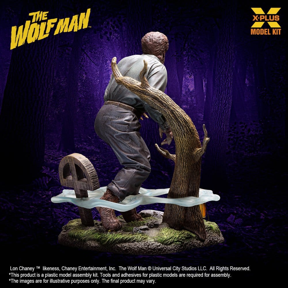 The Wolf Man Maqueta Plastic Model Kit 1/8 Lon Chaney Jr. as Wolf Man 22 cm (Reproduction)