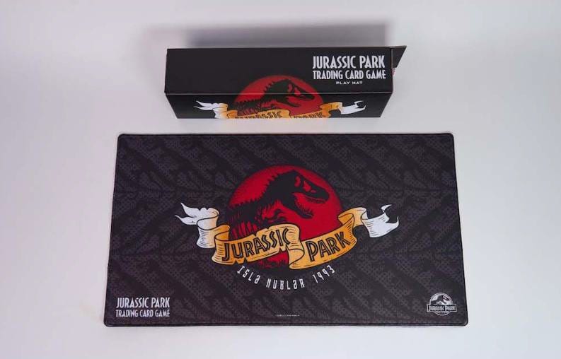 Jurassic Park TCG Tapete de Juego Old School Black 60 cm