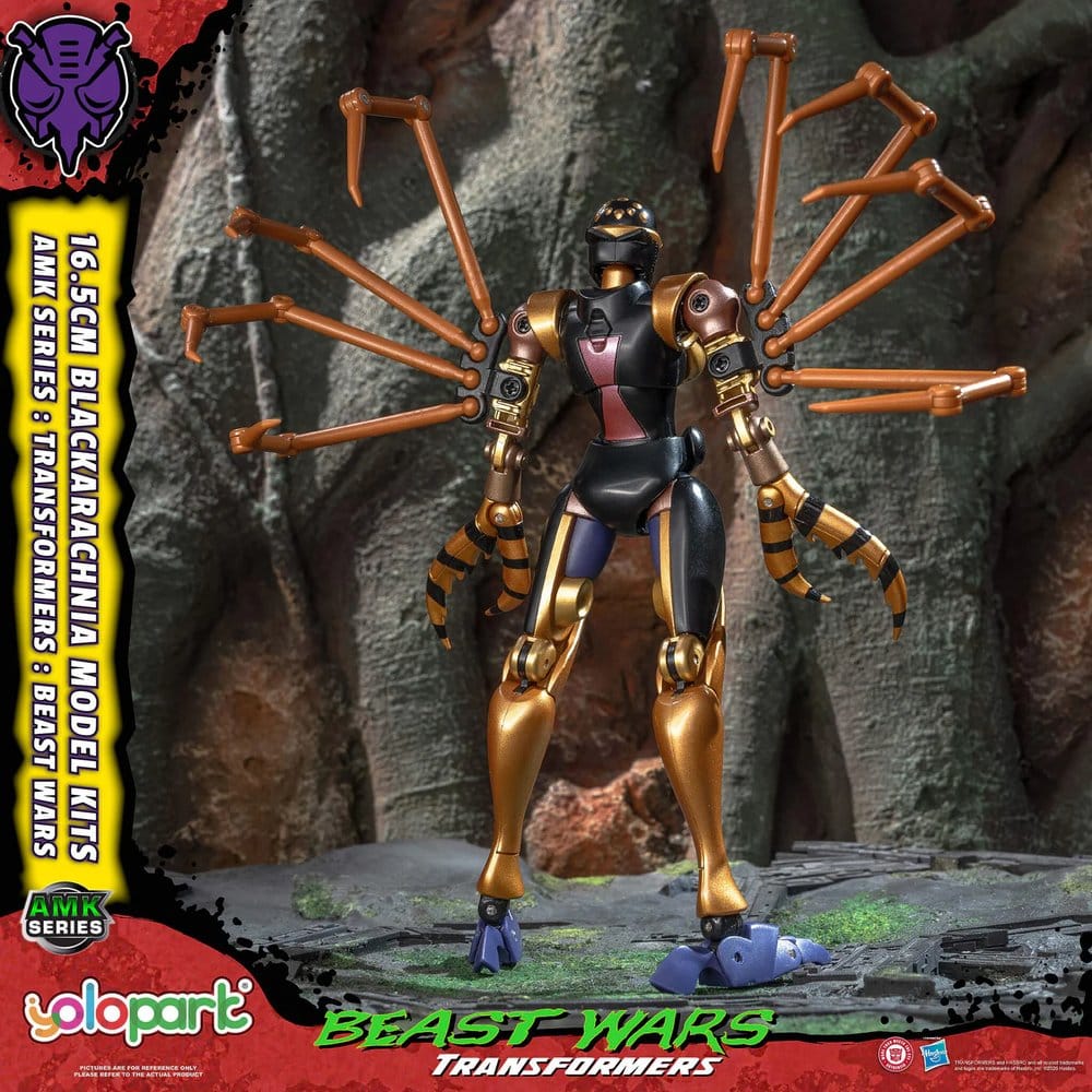 Transformers Maqueta Plastic Model Kit AMK Series Beast Wars Blackarachnia 18 cm