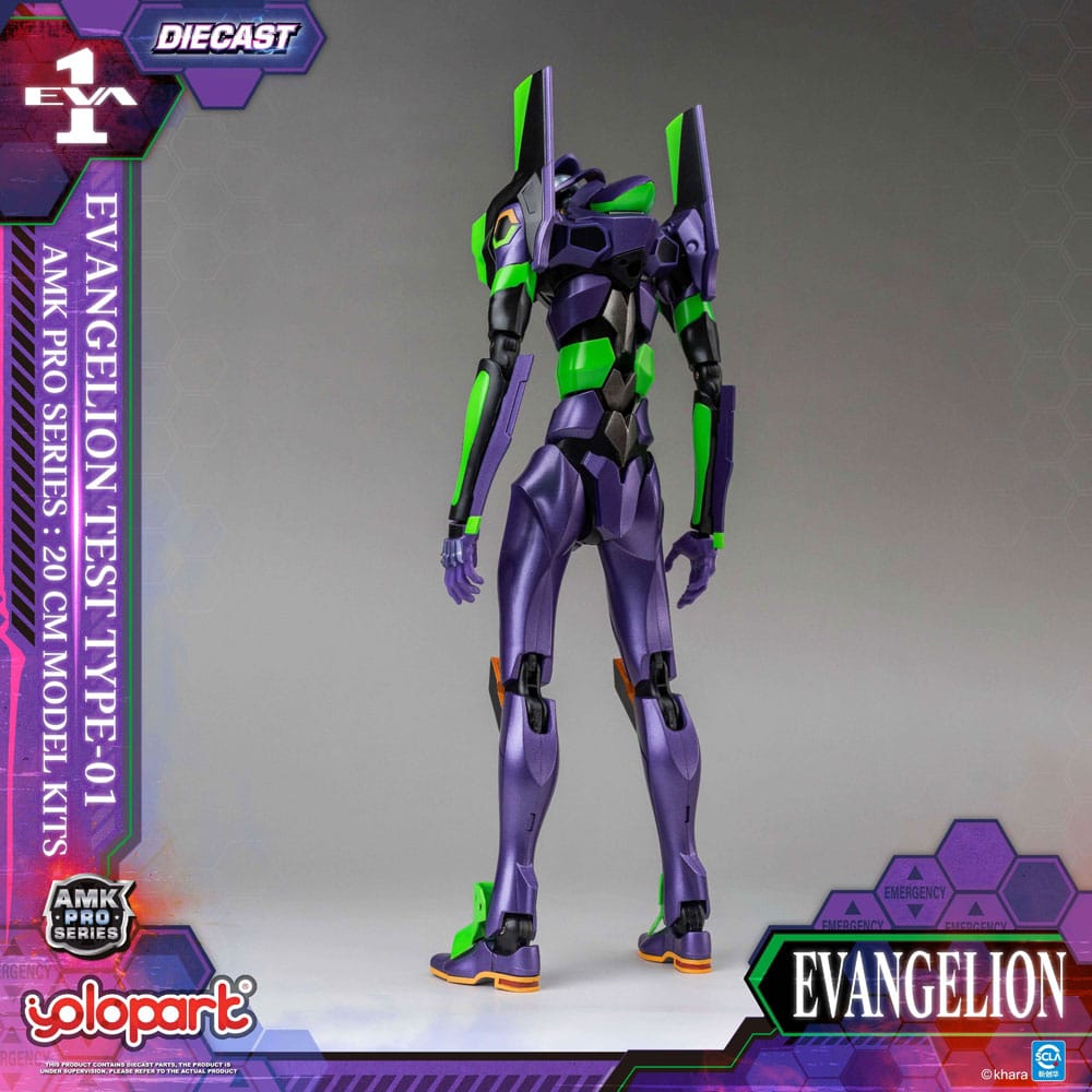 Neon Genesis Evangelion Maqueta AMK Pro Series Eva-01 Test Type 20 cm