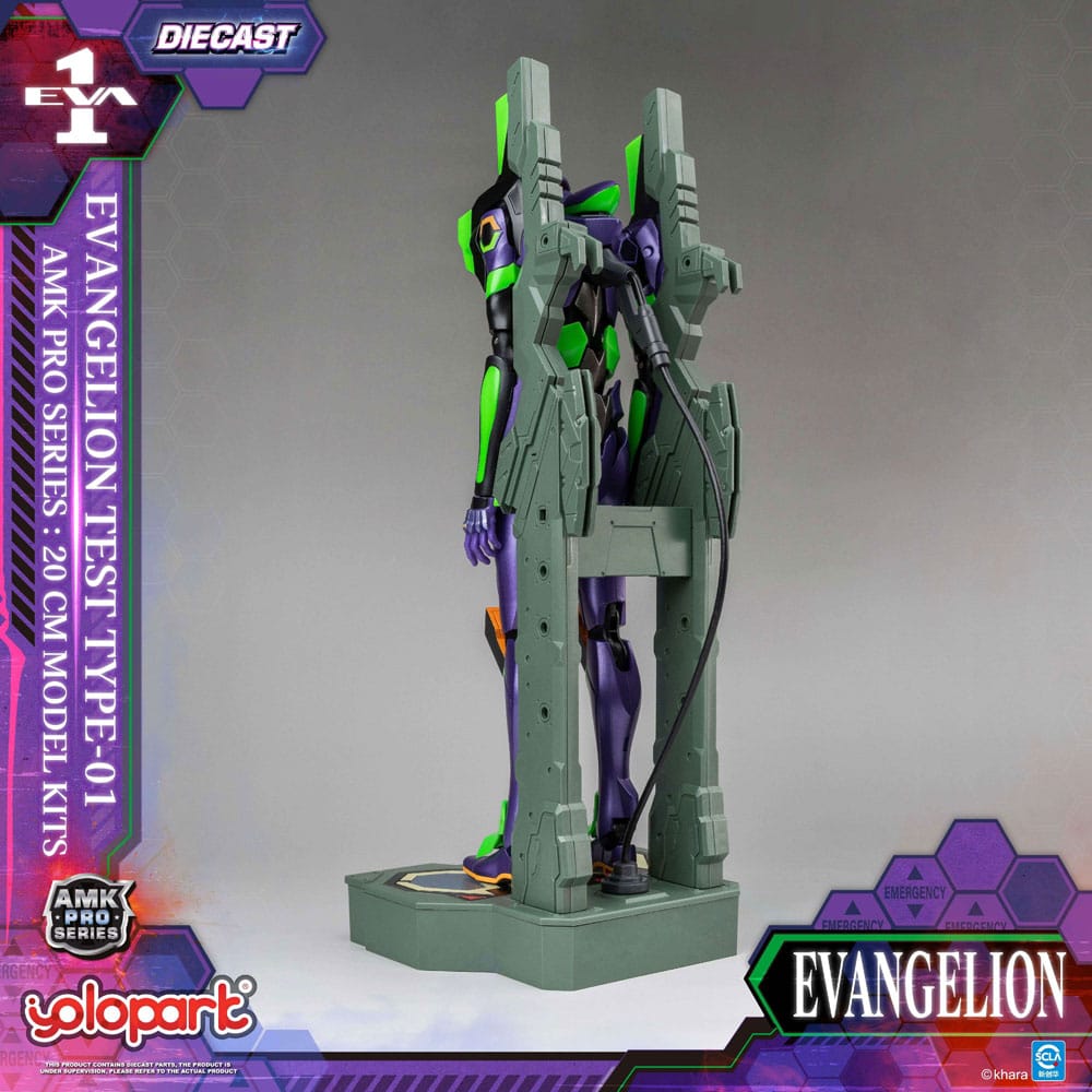 Neon Genesis Evangelion Maqueta AMK Pro Series Eva-01 Test Type 20 cm
