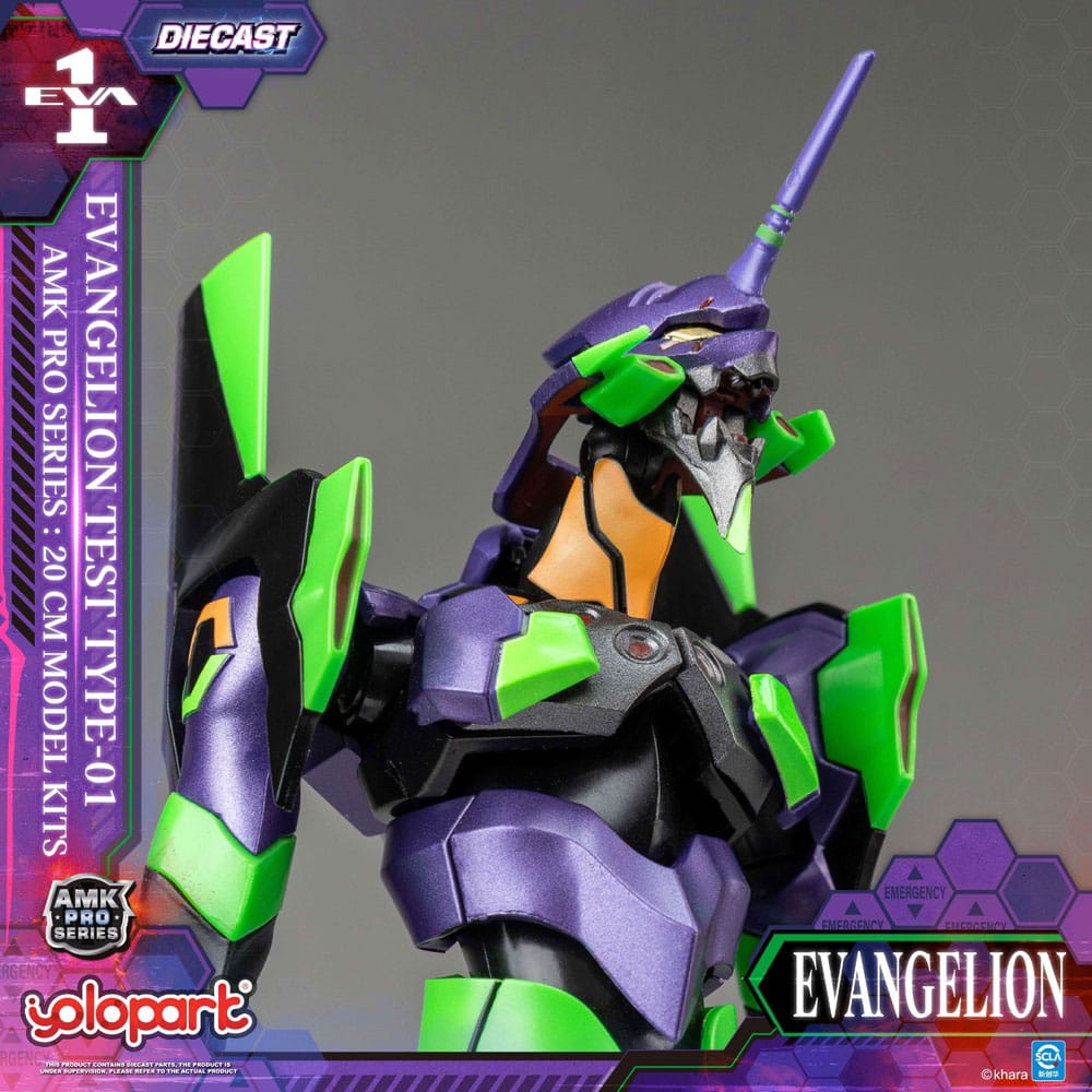 Neon Genesis Evangelion Maqueta AMK Pro Series Eva-01 Test Type 20 cm