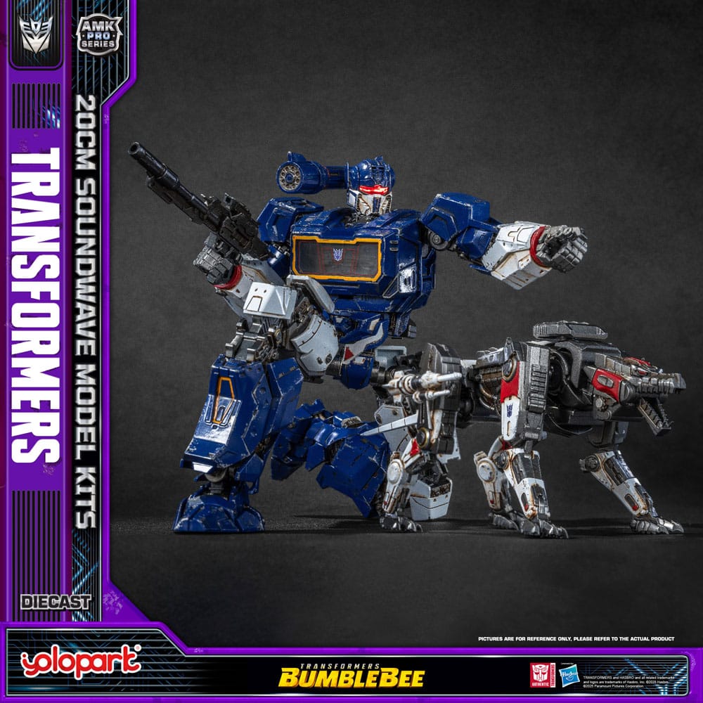 Transformers: Bumblebee Maqueta AMK Pro Series Soundwave (Oversea Version) 20 cm