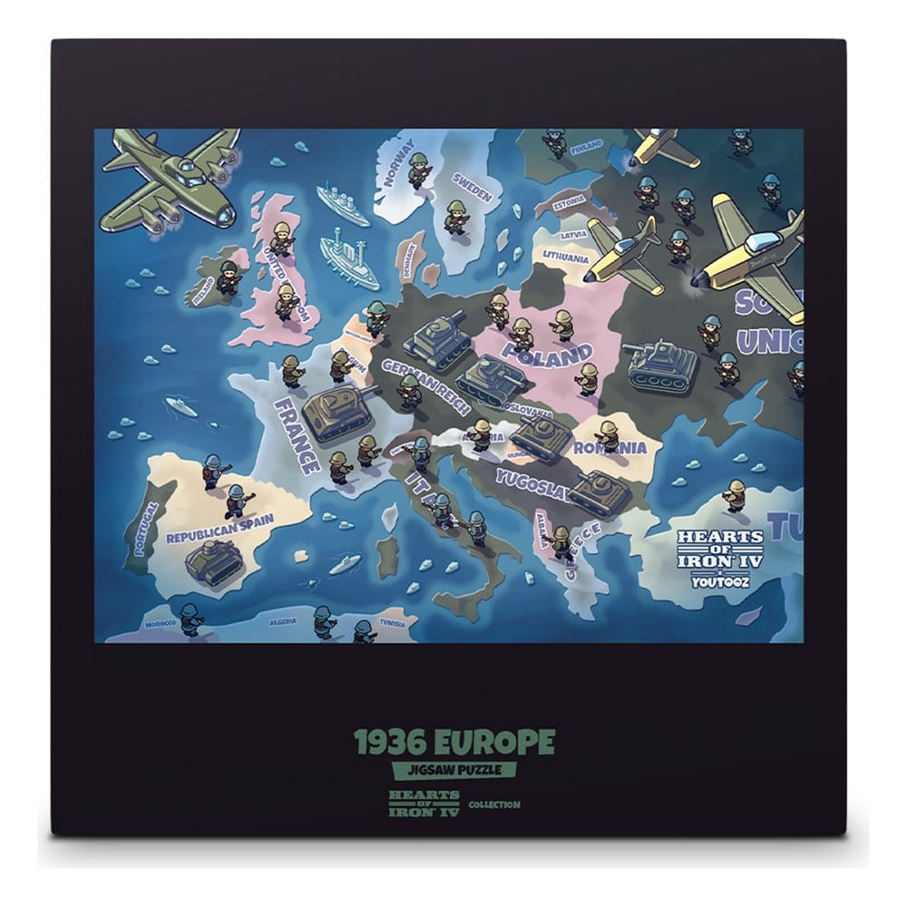Hearts of Iron Puzzle 1936 Europa Frikytopia