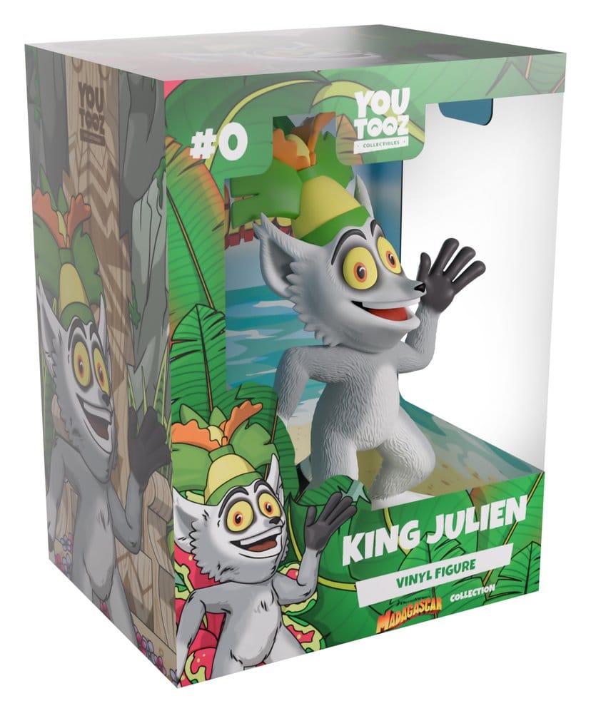 Madagascar Figura Vinyl King Julien 12 cm