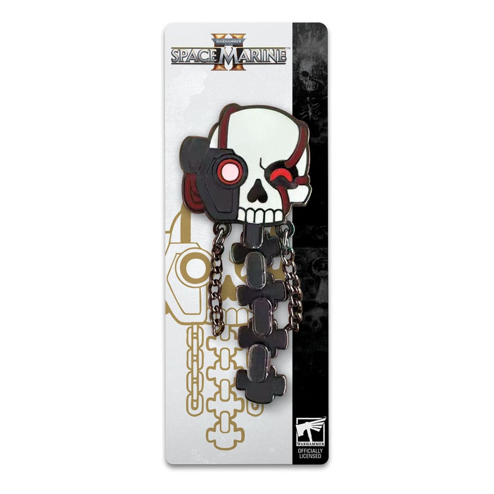 Space Marine 2 Chapa Servo Skull 5 cm