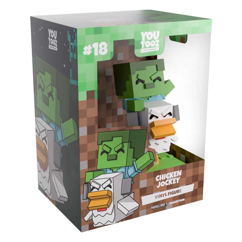 Minecraft Figura Vinyl Chicken Jockey 12 cm