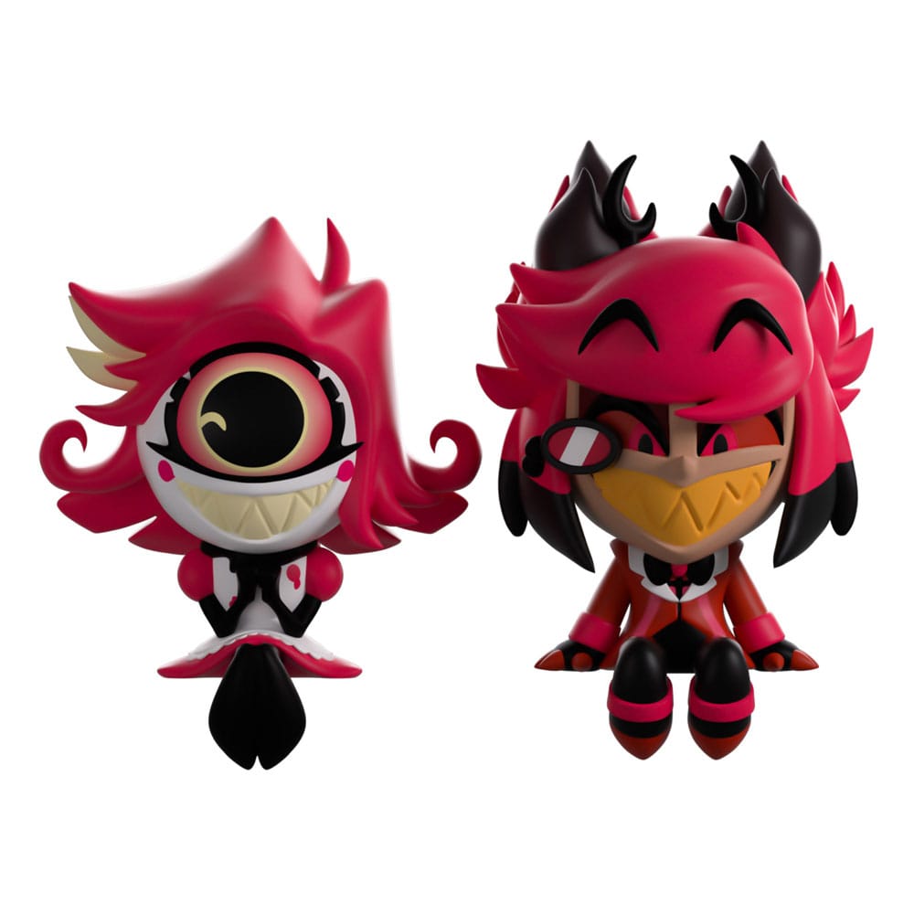 Hazbin Hotel Co. Figuras Vinyl Alastor & Niffty Monitor Buddiez Frikytopia