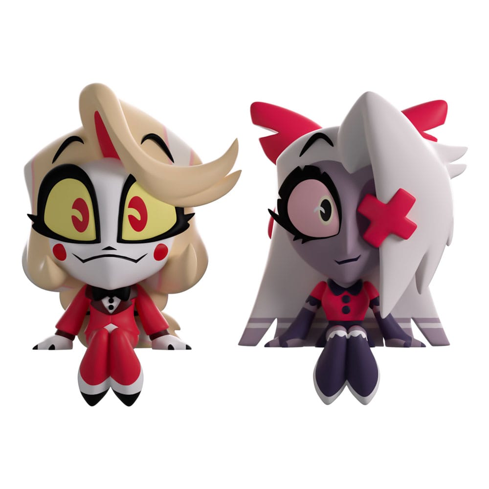 Hazbin Hotel Co. Figuras Vinyl Charlie & Vaggie Monitor Buddiez Frikytopia