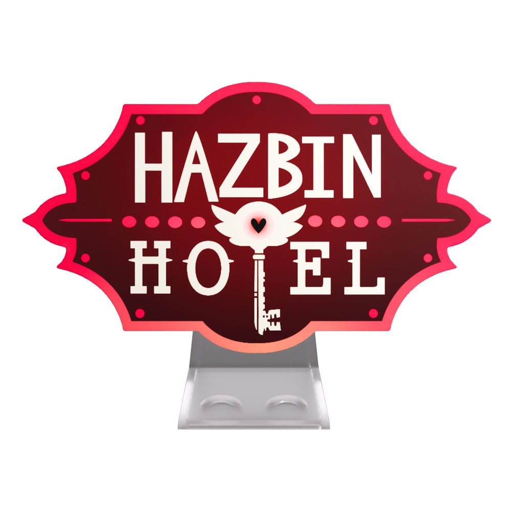 Hazbin Hotel lamparilla Logo Stand 13 cm Frikytopia