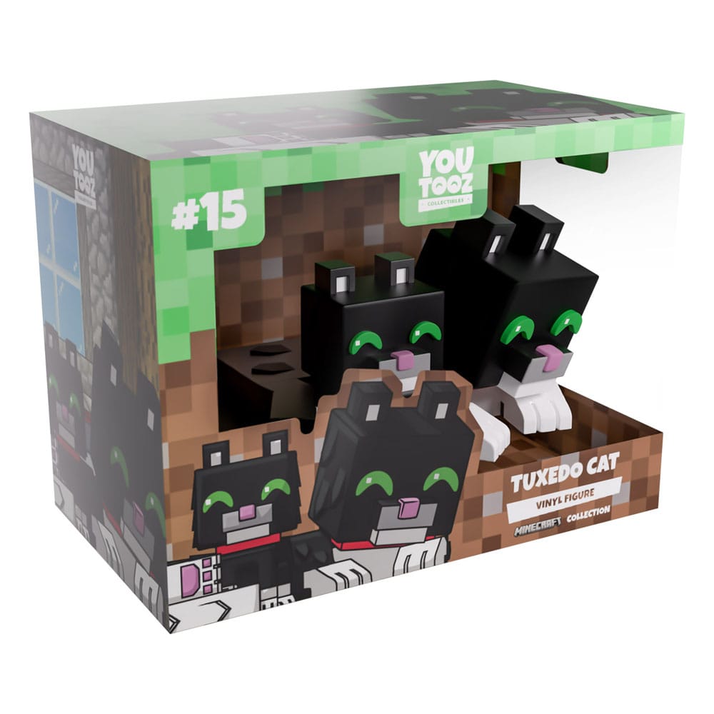 Minecraft Figura Vinyl Tuxedo Cat 6 cm