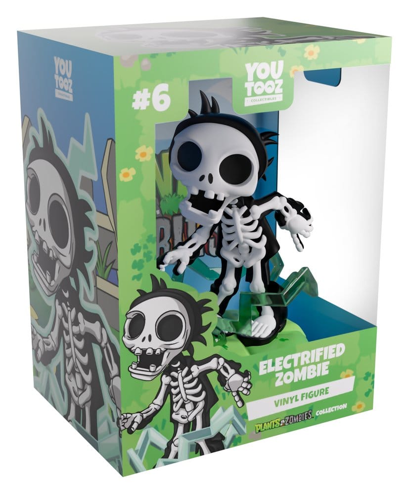 Plants vs. Zombies Figura Vinyl Zombi Electrificado 12 cm